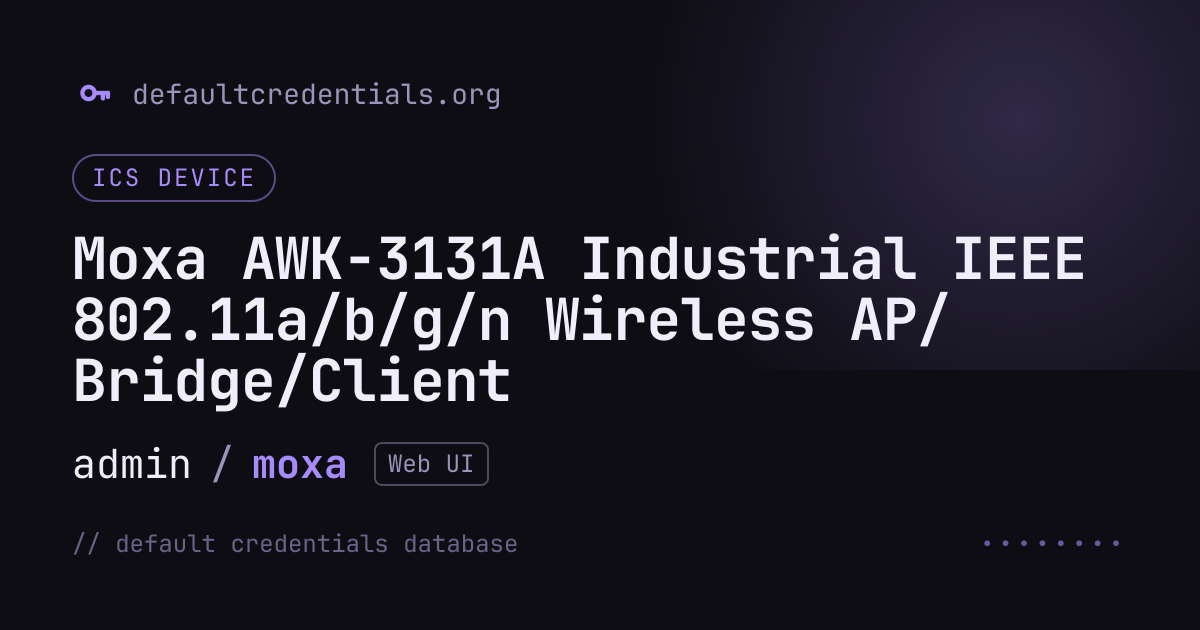 Moxa AWK-3131A Industrial IEEE 802.11a/b/g/n Wireless AP/Bridge/Client ...